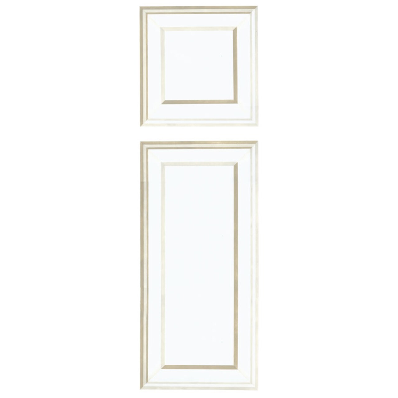 Door Panels Wall Stencil | 2682 by Designer Stencils | Pattern Stencils | Reusable Stencils for Painting | Safe & Reusable Template for Wall Decor | Try This Stencil Instead of a Wallpaper | Easy to Use & Clean Art Stencil Pattern